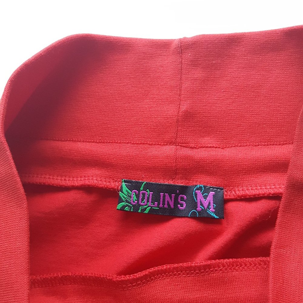 COLIN'S Beautiful Geisha Girl Jersey Midi Skirt, red - Picture 11 of 16